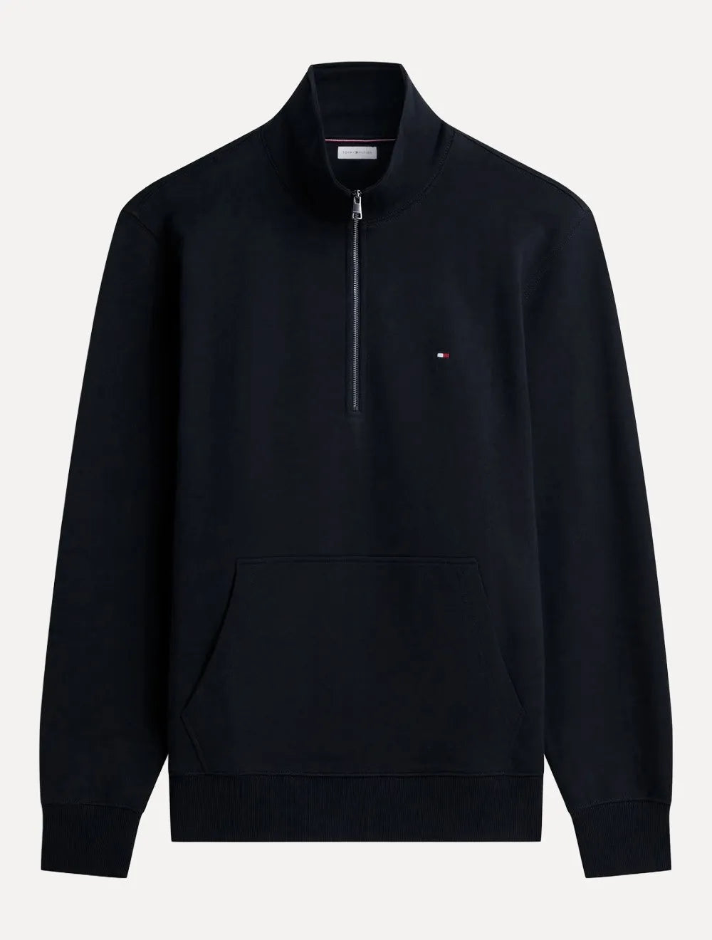 Moletom Tommy Hilfiger Masculino Essential Terry New Half Zip Azul Marinho