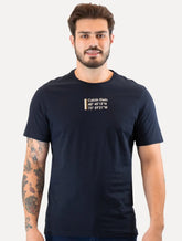 Camiseta Calvin Klein Masculina Sustainable Coordinates Azul Marinho