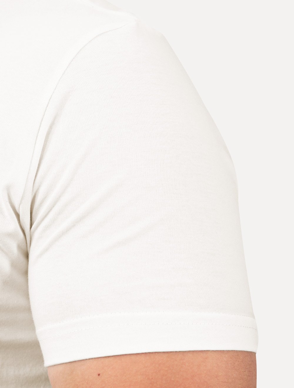 Camiseta King & Joe Masculina Circle Cracked Off White