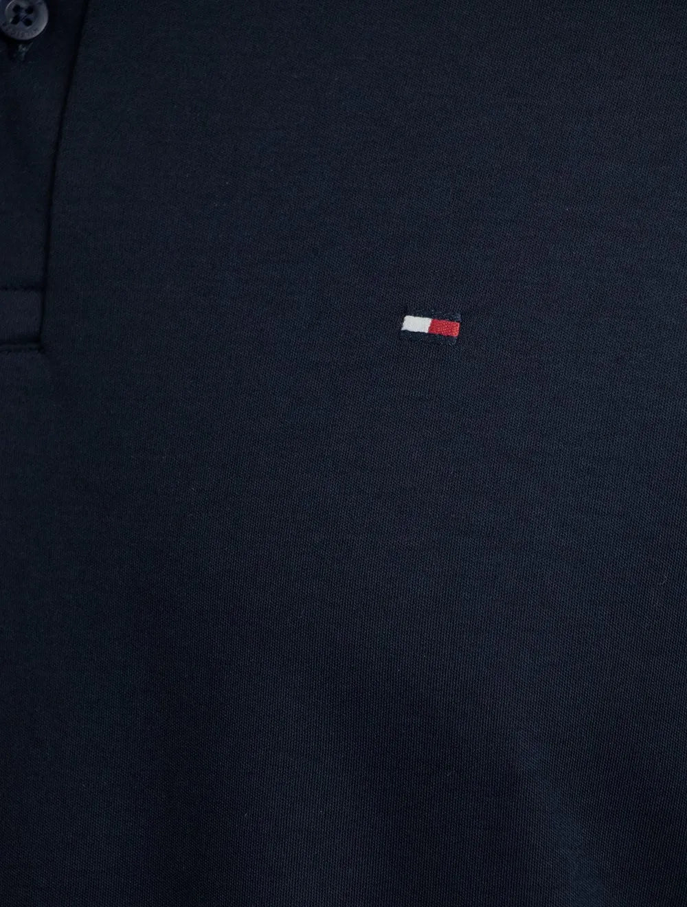 Polo Tommy Hilfiger Masculina Malha Liquid Cotton Essential Azul Marinho