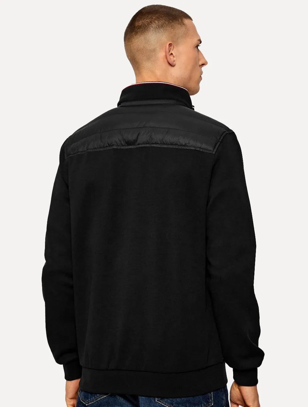 Jaqueta Tommy Hilfiger Masculina Puffer Mix Media Essential Preta