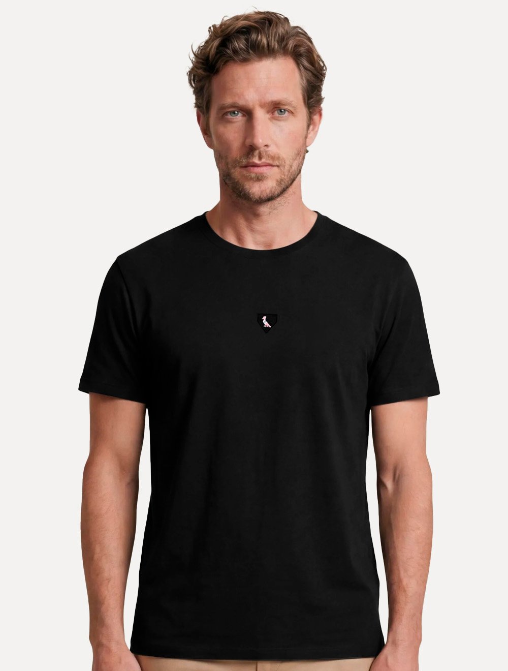 Camiseta Reserva Masculina SPFC Patch Minimalist Preta