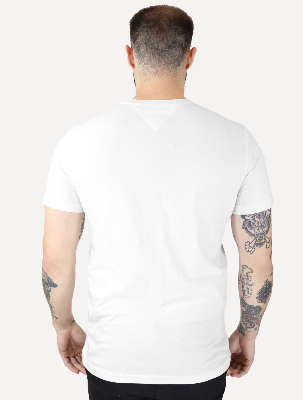 Camiseta Tommy Hilfiger Masculina Fathers Arc USA Branca