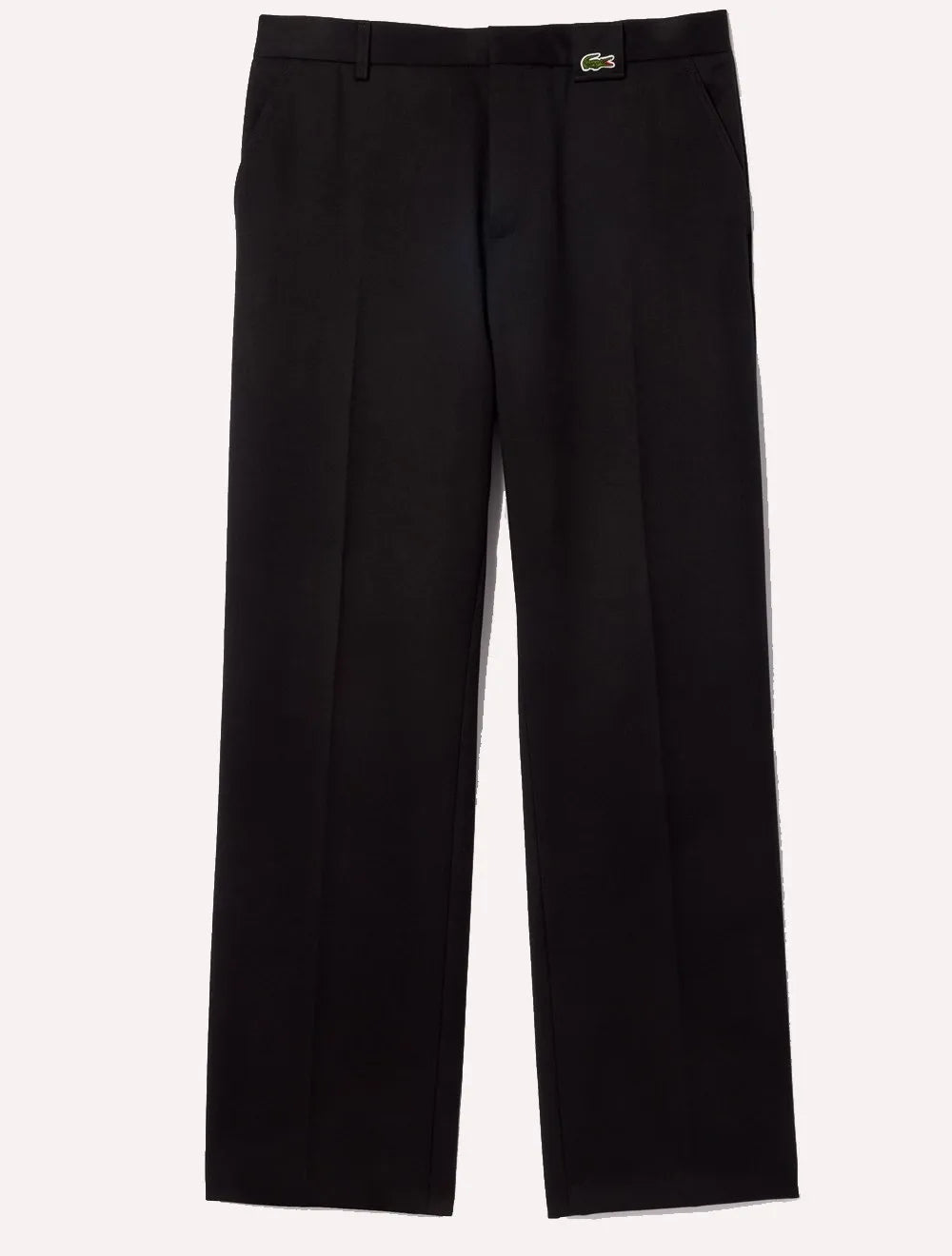 Calça Lacoste Masculina Sarja Chino Straight Croco Preta