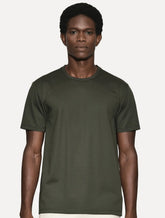 Camiseta Aramis Masculina Mercerizedo Interlock Verde Escuro