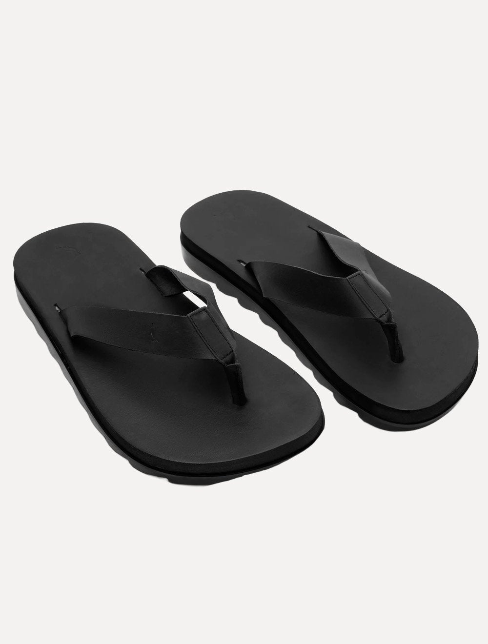 Chinelo Reserva Masculino RSV Deck 2.0 Couro Preto