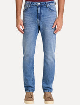 Calça John John Jeans Masculina Slim Lisboa Azul Claro