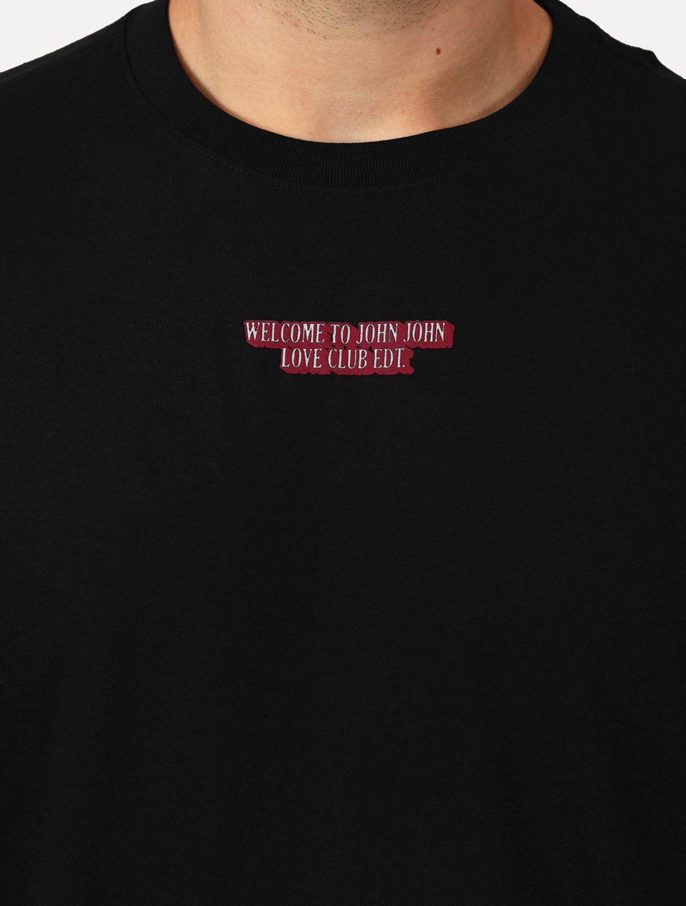 Camiseta John John Masculina Regular Fit Love Edt Preto