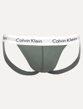 Cueca Calvin Klein Jockstrap Microfibra Classic Cinza Médio