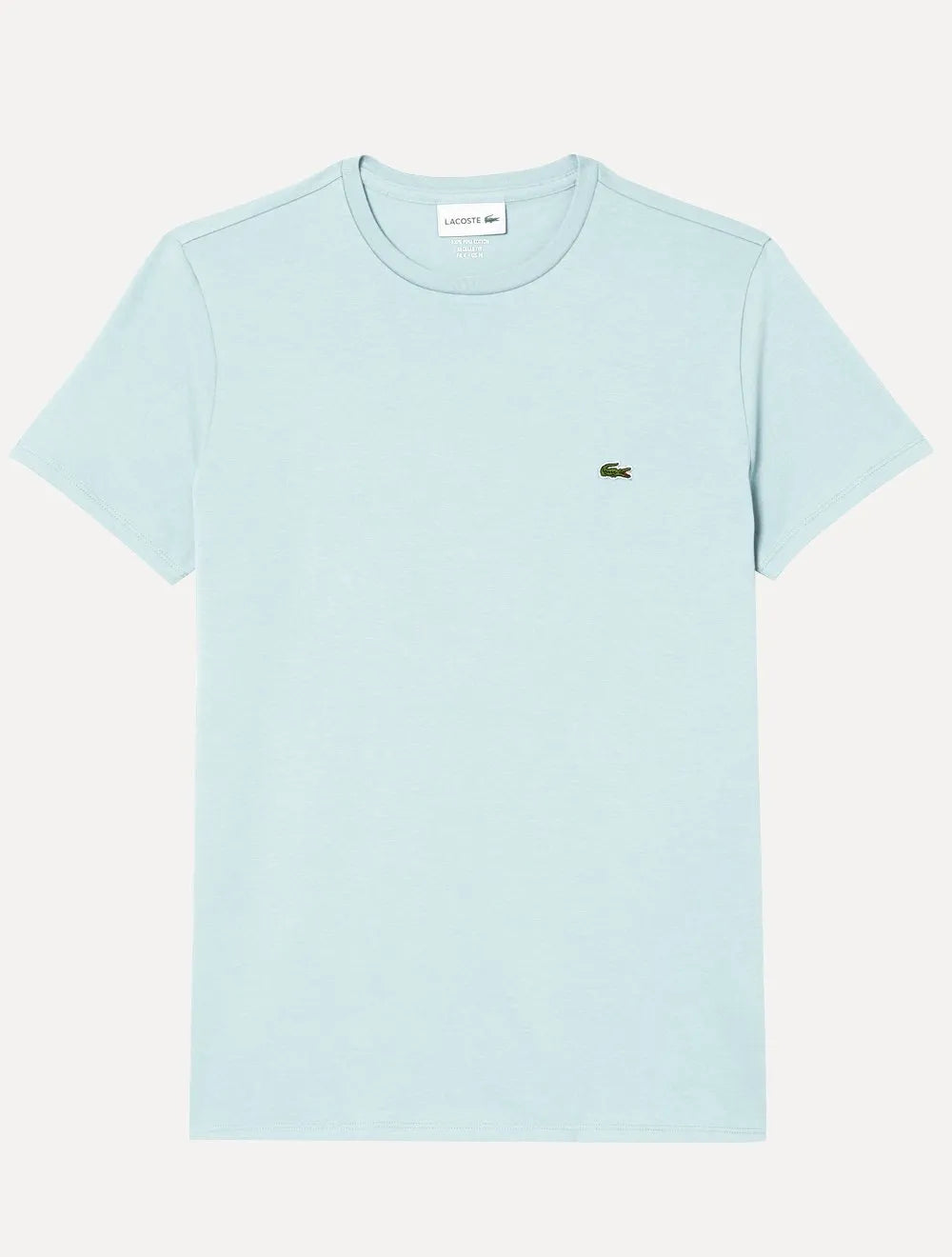 Camiseta Lacoste Masculina Jersey Pima Cotton Azul Claro