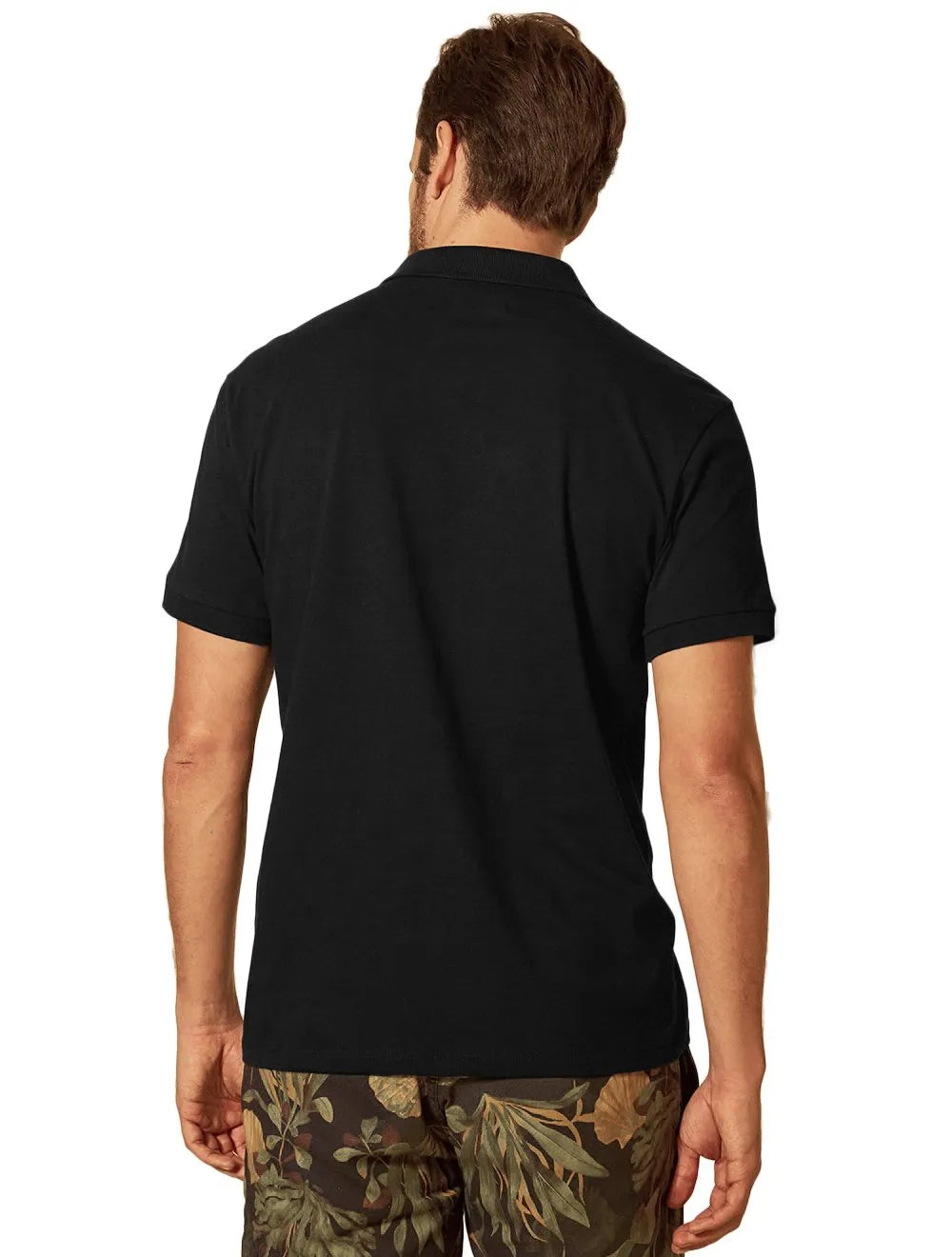 Polo Forum Masculina Piquet Basic Preta