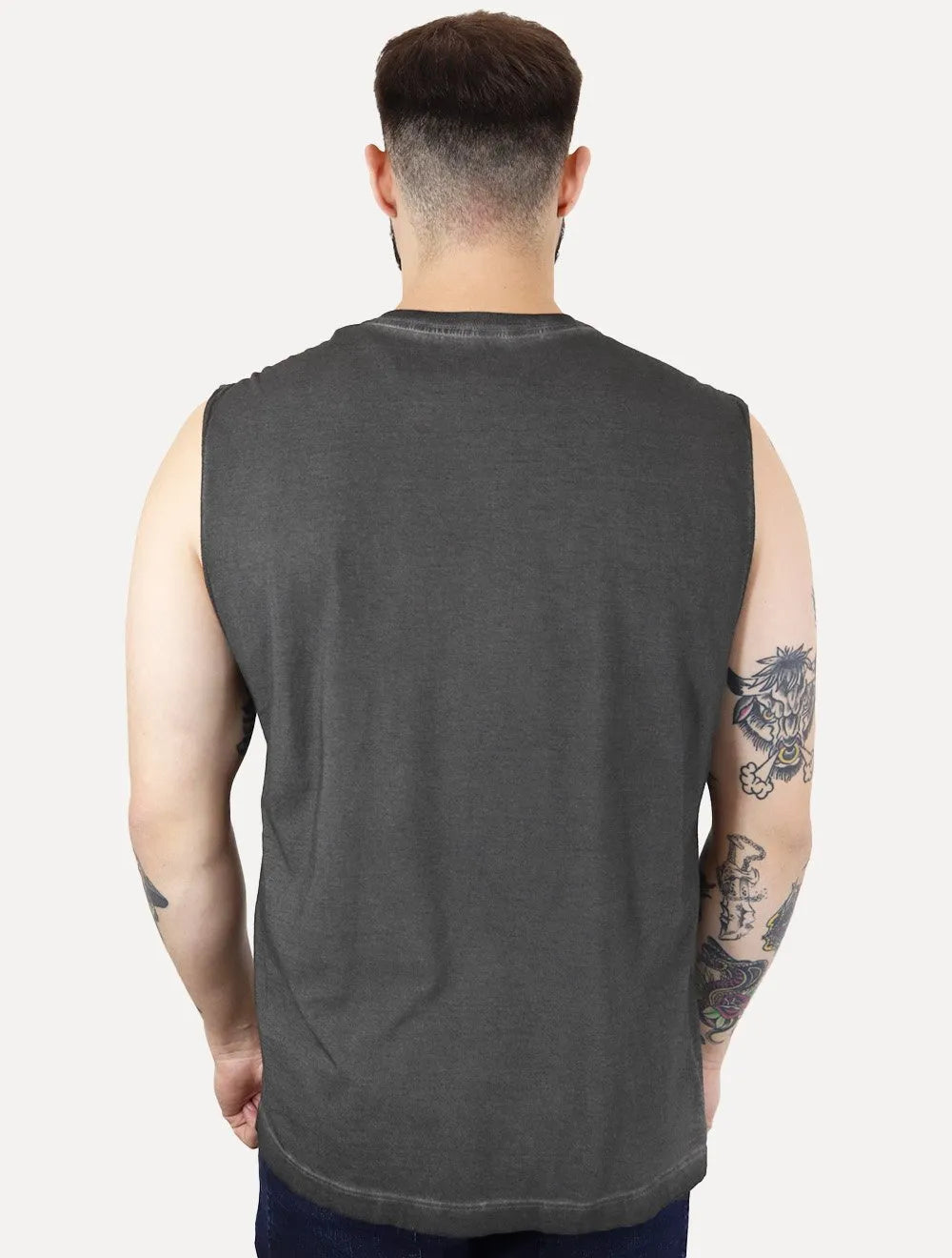 Regata John John Masculina Relaxed Fit Rusty Reativo Cinza Médio