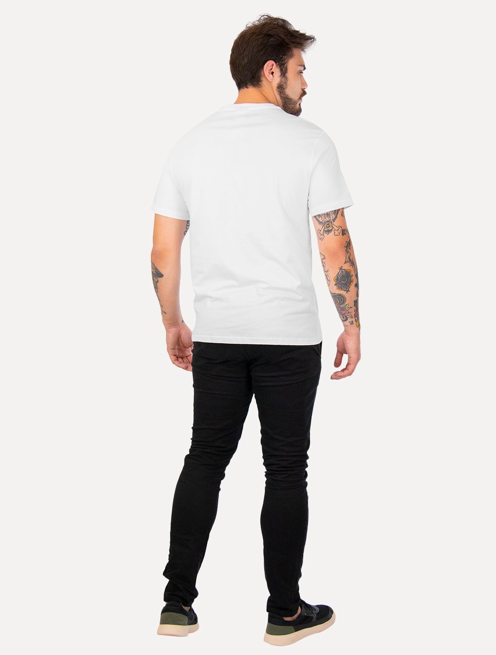 Camiseta Tommy Jeans Masculina Regular Corp Chest Branca