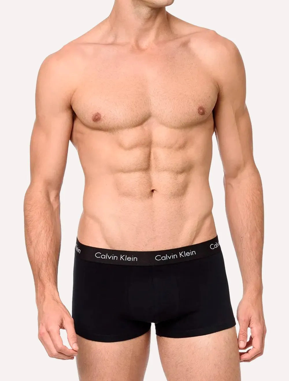 Cuecas Calvin Klein Low Rise Trunk Preta Pack 4UN