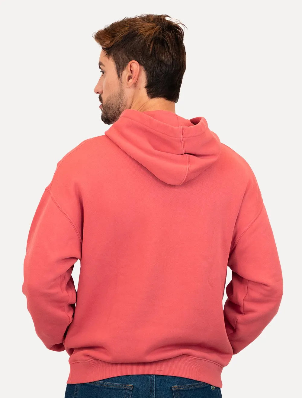 Moletom Lacoste Masculino Loose Fit Hoodie Rosa
