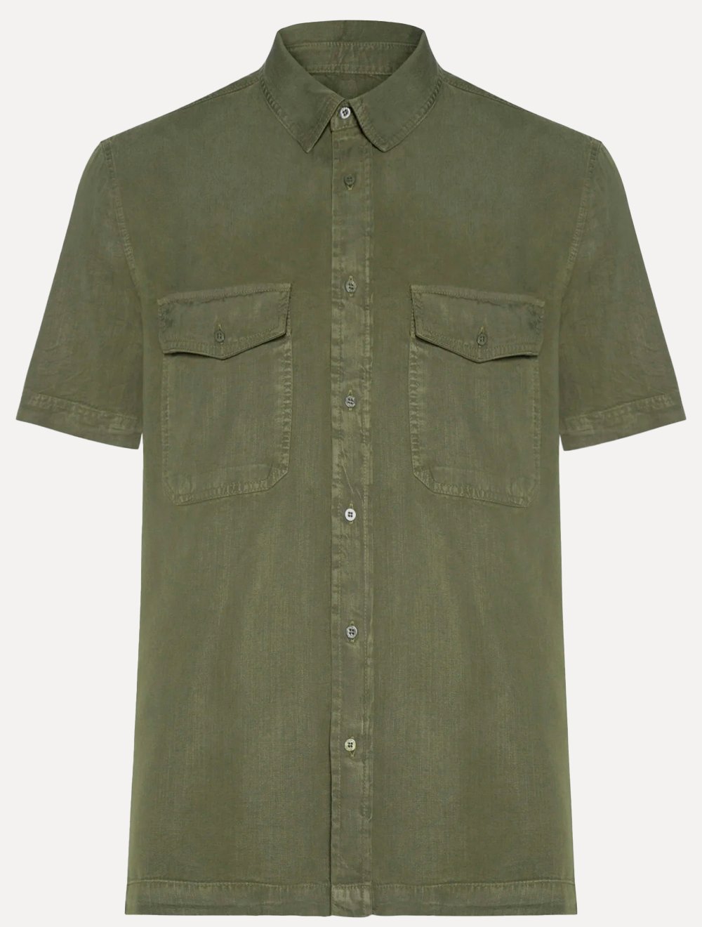 Camisa Osklen Masculina Used Utility Verde Militar