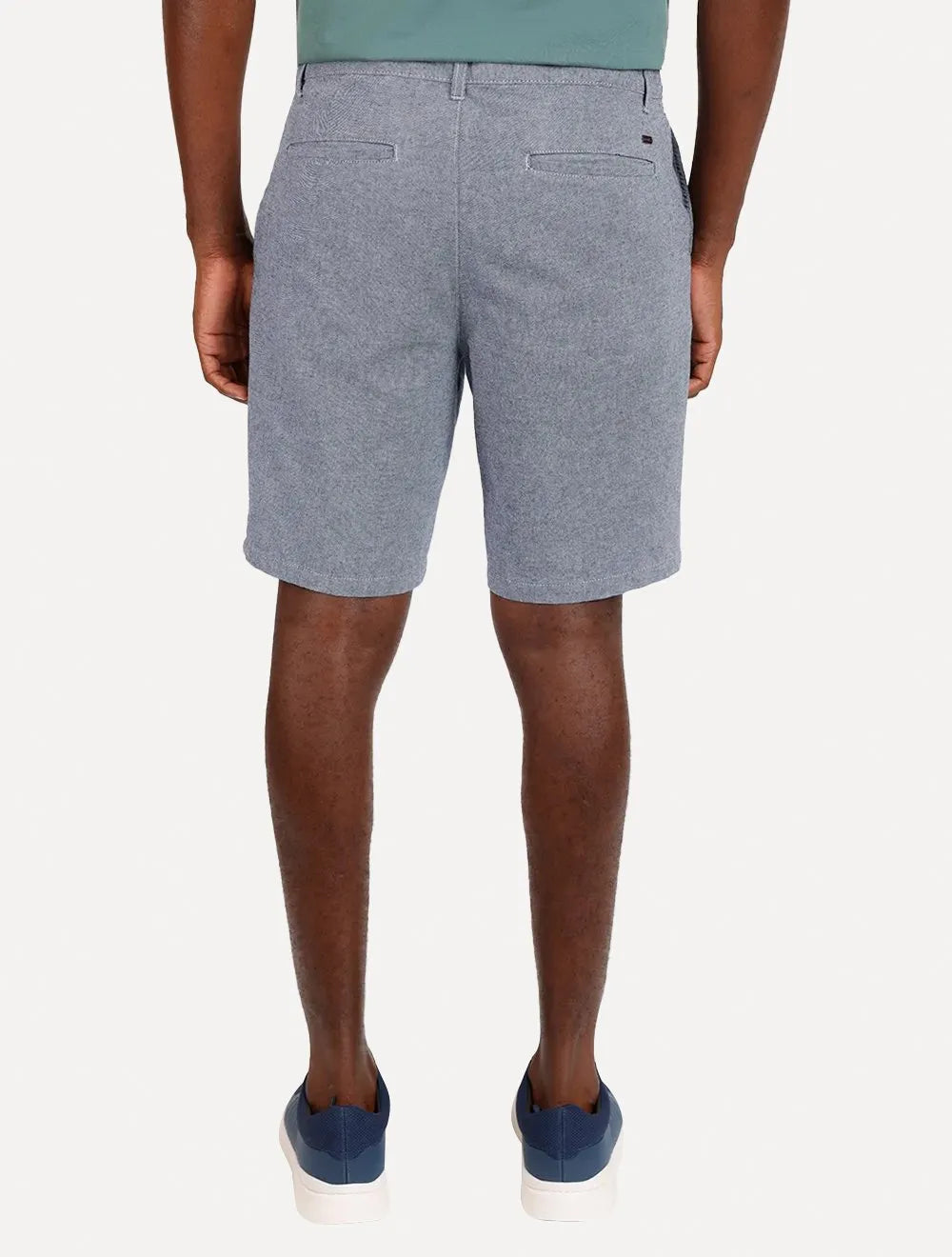 Bermuda Aramis Masculina Chino Cotton Azul Marinho Mescla