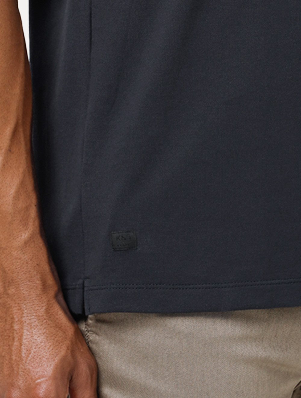 Polo King & Joe Masculina Premium Piquet Slim Azul Marinho