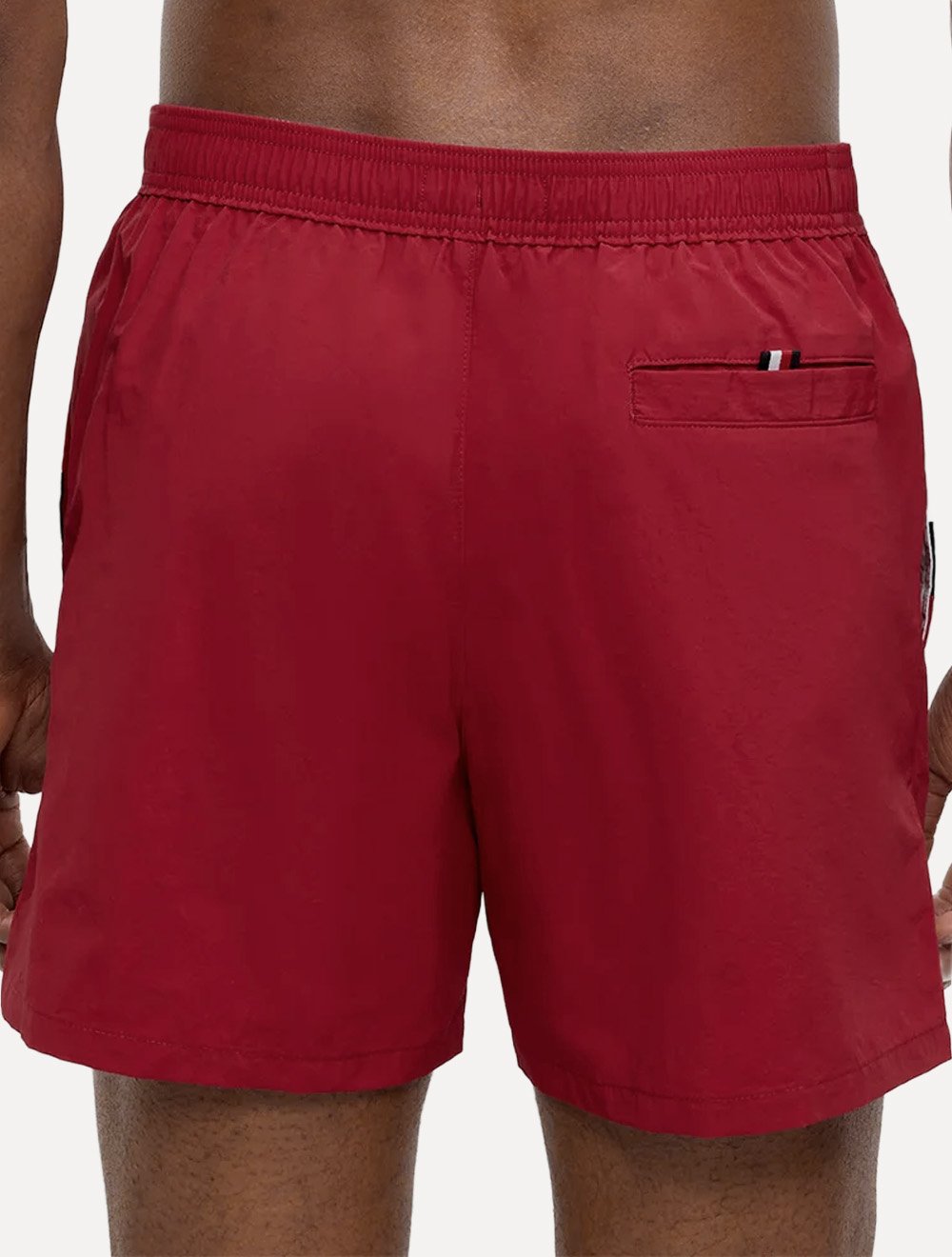 Short Tommy Hilfiger Medium Drawstring Colourblock Vermelho Escuro