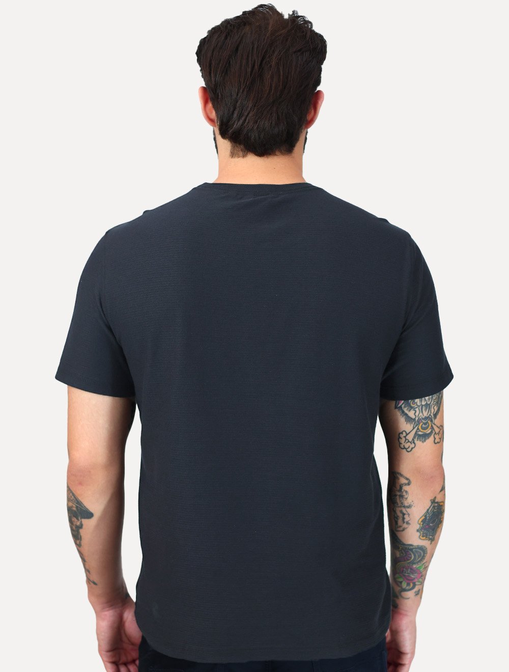 Camiseta Dudalina Masculina Cotton Flex Azul Marinho