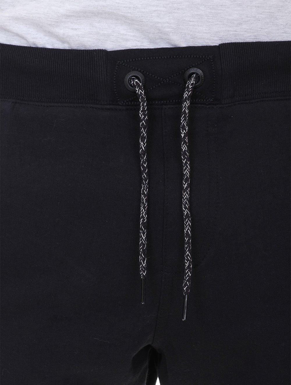 Bermuda Aeropostale Masculina Moletom Side Sash 87 Preta