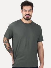 Camiseta Individual Comfort Pima Soft Touch Logo Cinza Escuro