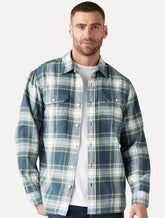 Camisa Levis Masculina Classic Worker Xadrez Azul