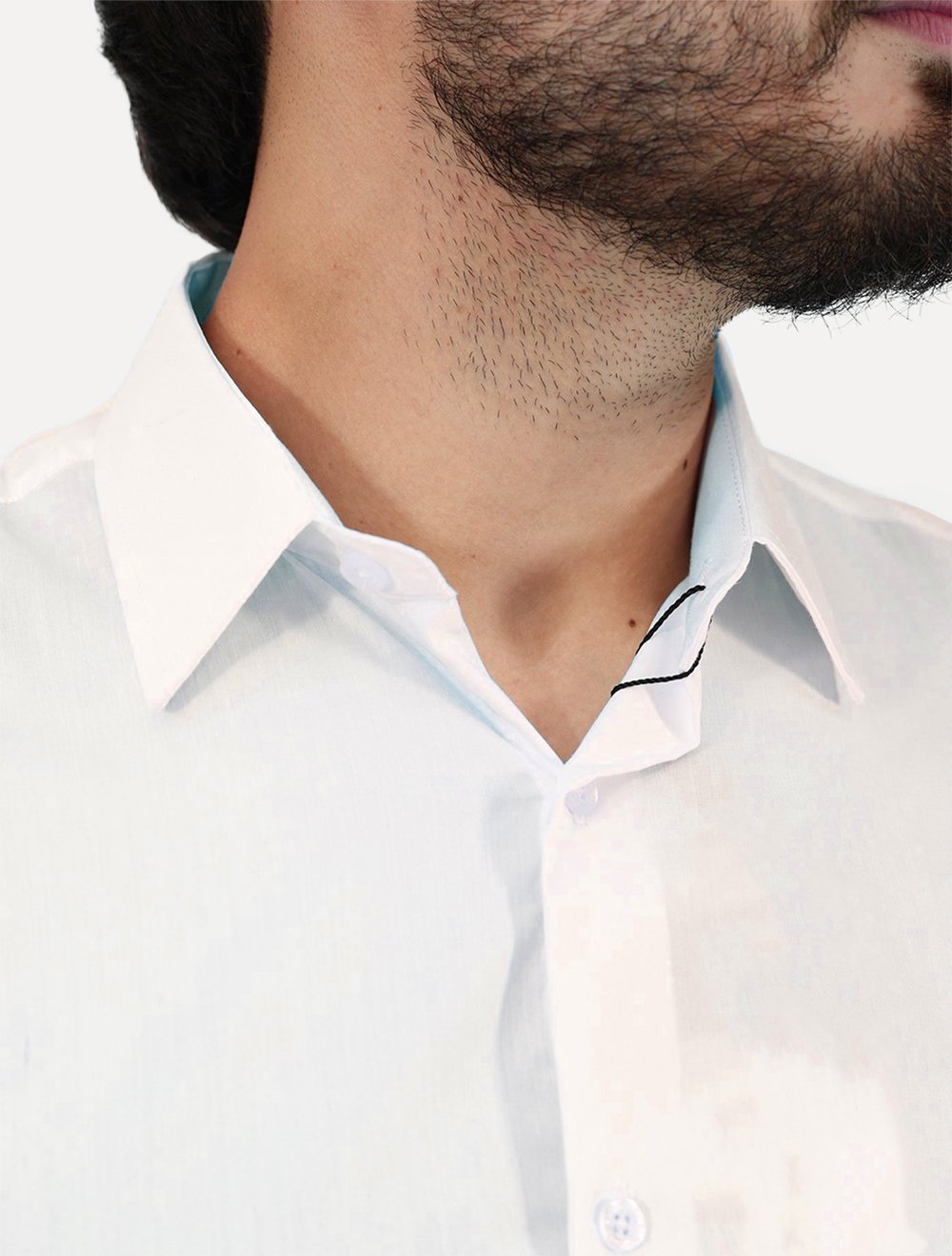 Camisa K&J Black Masculina Malha Travel Pack Tech Poliflex Off White