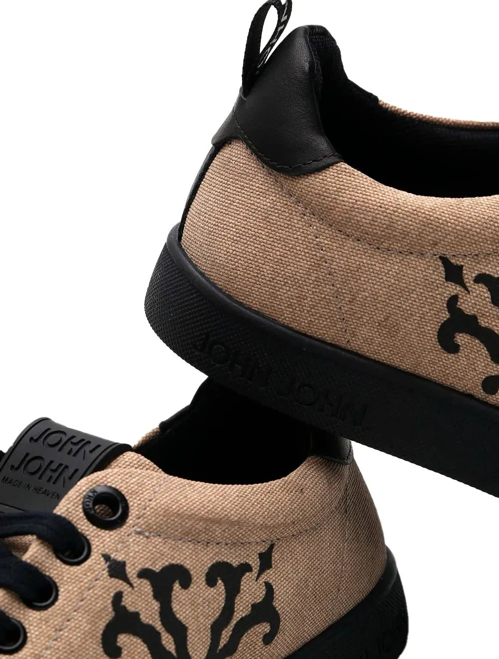 Tênis John John Masculino London Canvas Cru Off-White Mescla