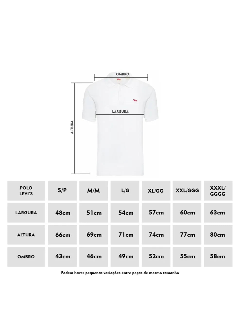 Camisa Polo Levis Masculina Housemark Cinza