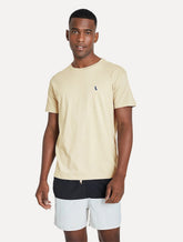 Camiseta Reserva Masculina Slim Jeans Patch Areia