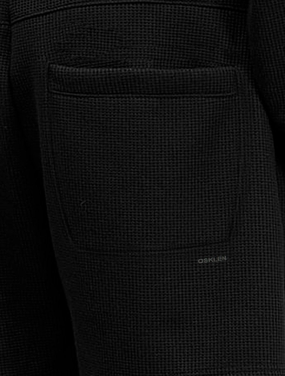 Bermuda Osklen Masculina Moletom Texture E-Basics Preta