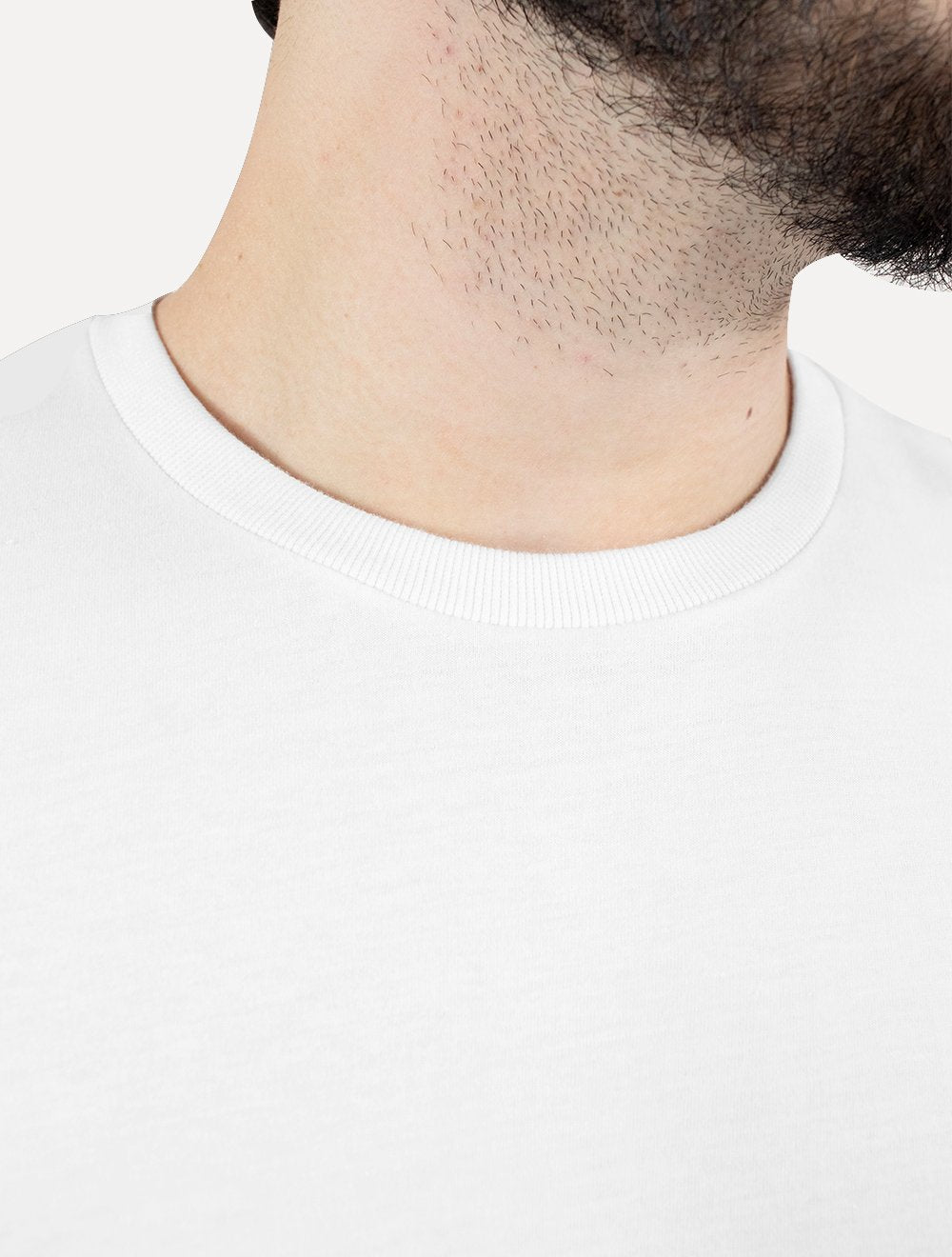 Camiseta Colcci Masculina Basica Logo Minimalista Branca