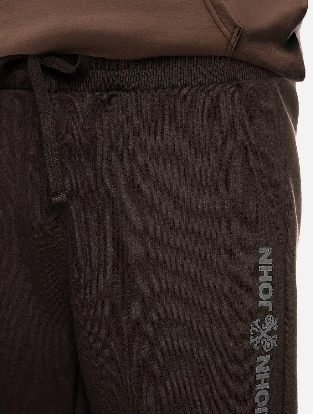 Calça John John Moletom Masculina New Basic Marrom Médio