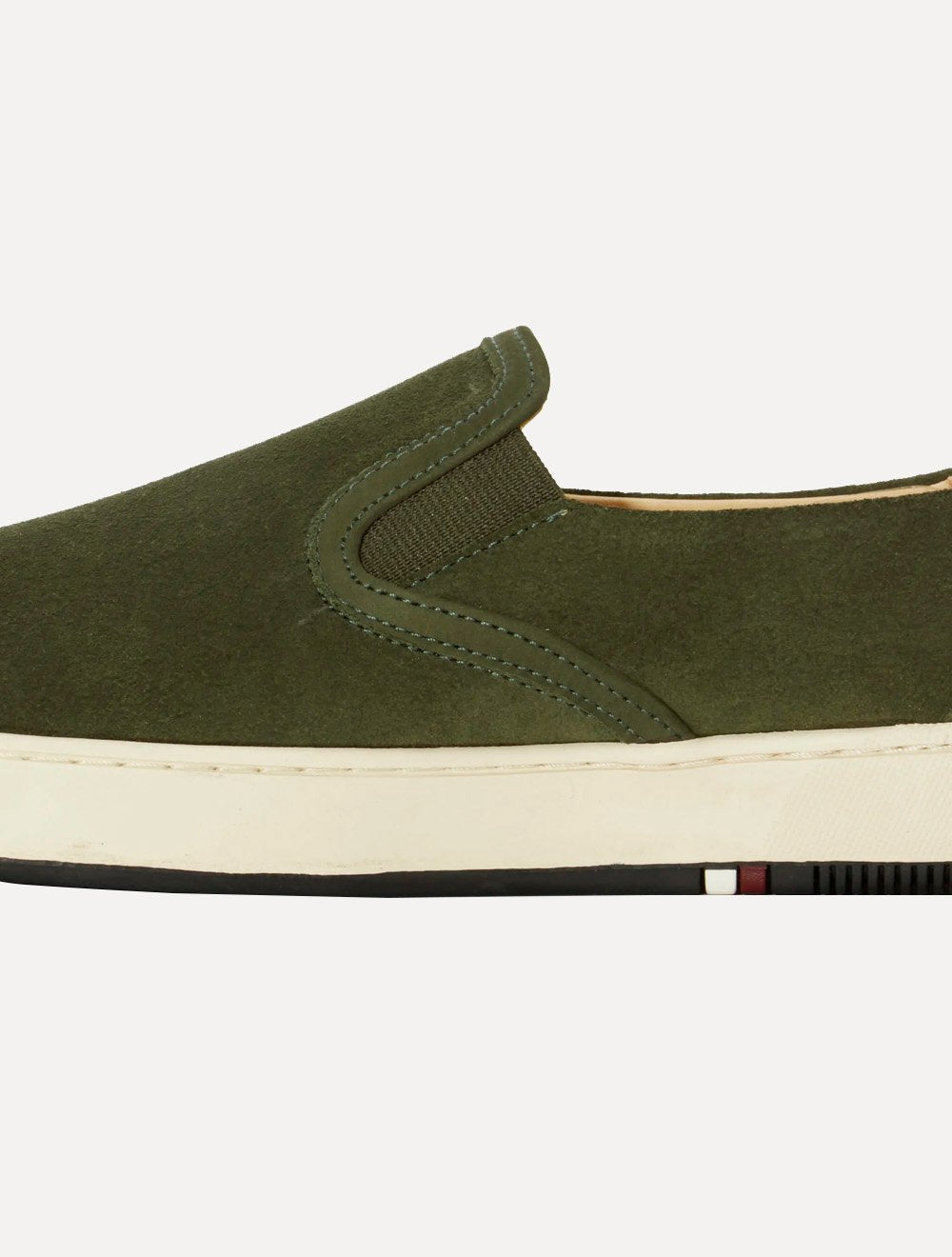 Tênis Osklen Masculino Slip On Bossanova Camurça Verde Escuro