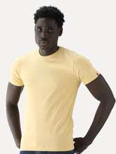 Camiseta Levis Masculina Slim Tab Sleeve Lisa Amarelo Claro