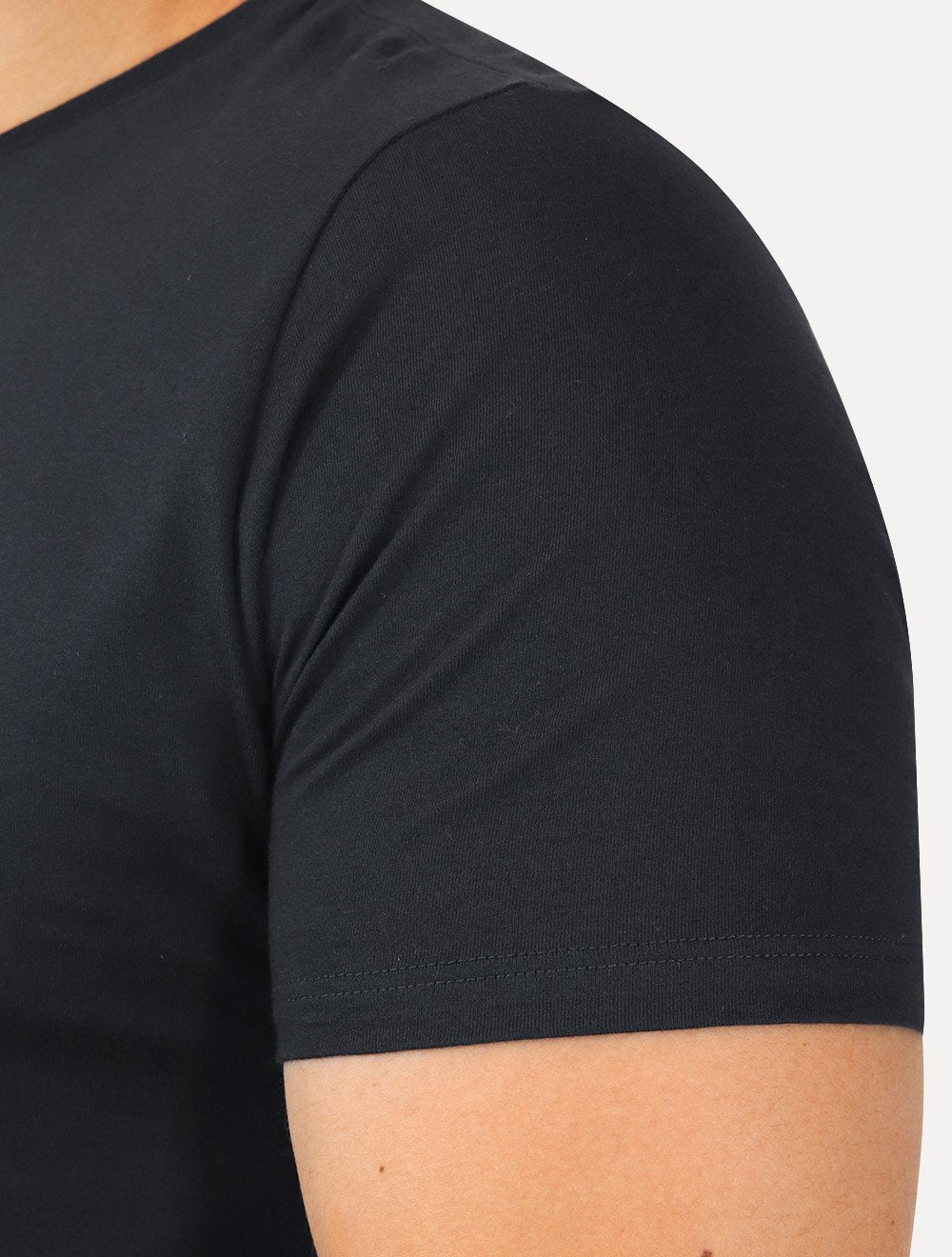 Camiseta Guess Masculina Silk Rubber Logo Azul Marinho
