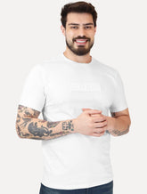 Camiseta Guess Masculina Los Angeles Embroidery Logo Branco