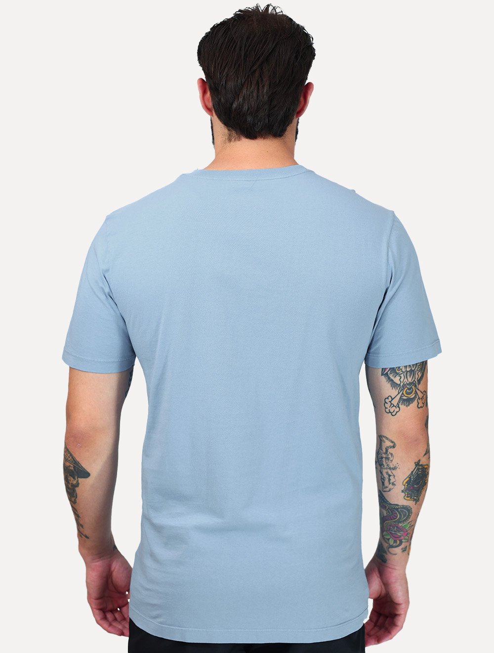 Camiseta John John Masculina Regular Clean Graphic Azul Claro