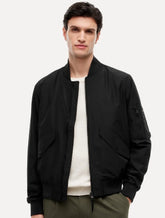 Jaqueta Tommy Hilfiger Regulat Ft Packable Bomber Preto