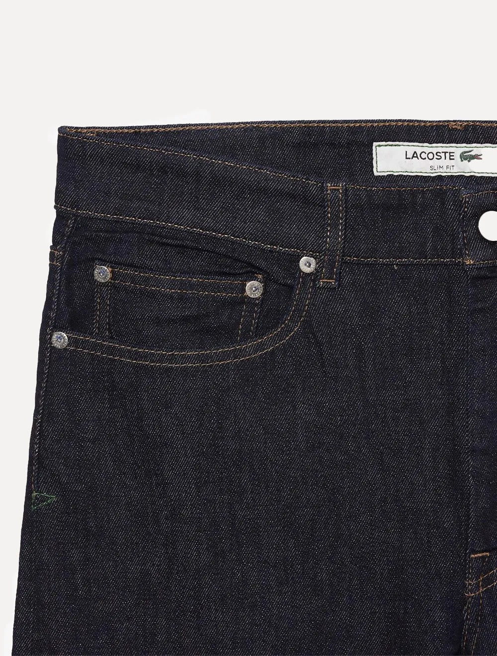 Calça Lacoste Masculina Jeans Classic Slim Fit Azul Marinho