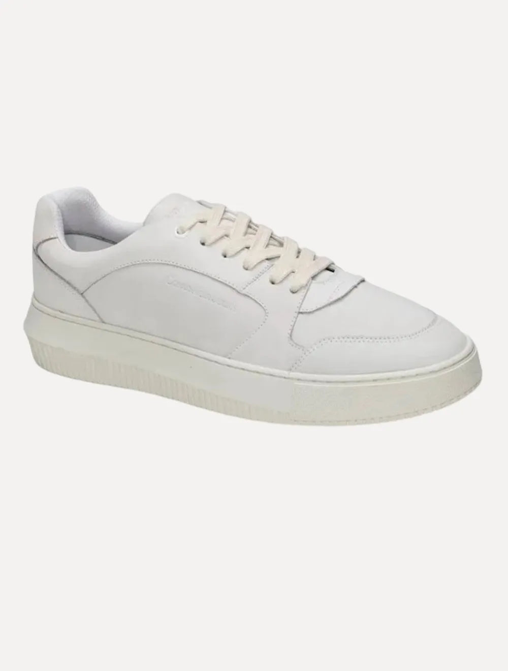 Tênis Calvin Klein Masculino Couro Chunky Unicolor Off-White