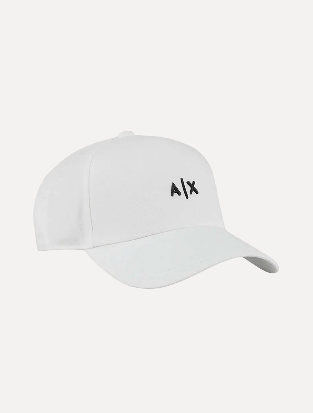 Boné Armani Exchange Cotton Twill Embroidered Logo Branco
