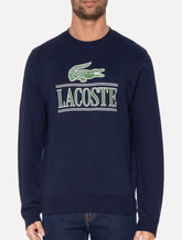 Moletom Lacoste Masculino Cotton Plush Branded Jogger Azul Marinho