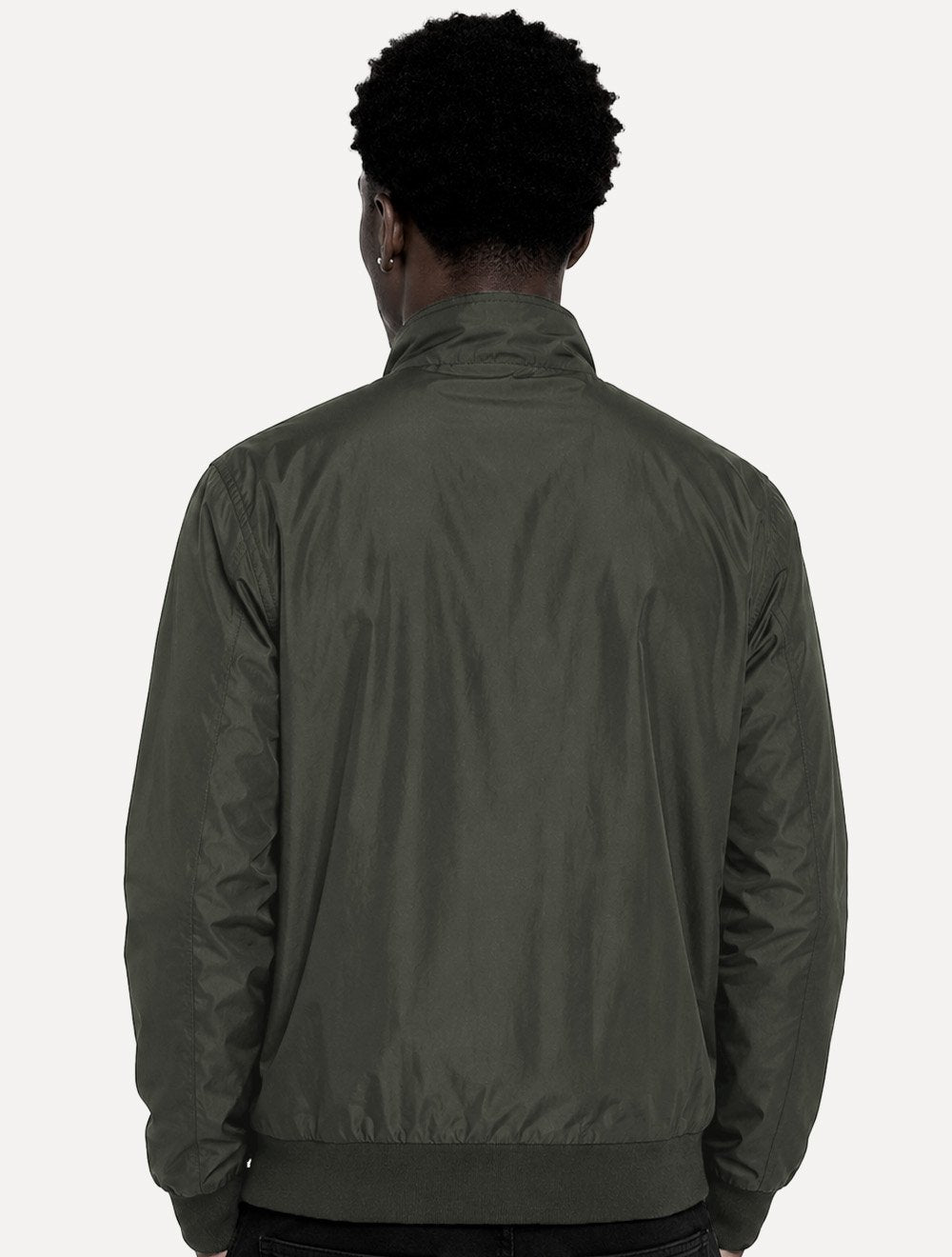 Jaqueta Ellus Masculina Nylon Padding College Bomber Chumbo