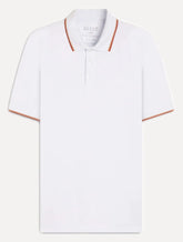 Polo Ellus Masculina Piquet Classic Easa Friso Light Branca