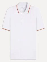 Polo Ellus Masculina Piquet Classic Easa Friso Light Branca