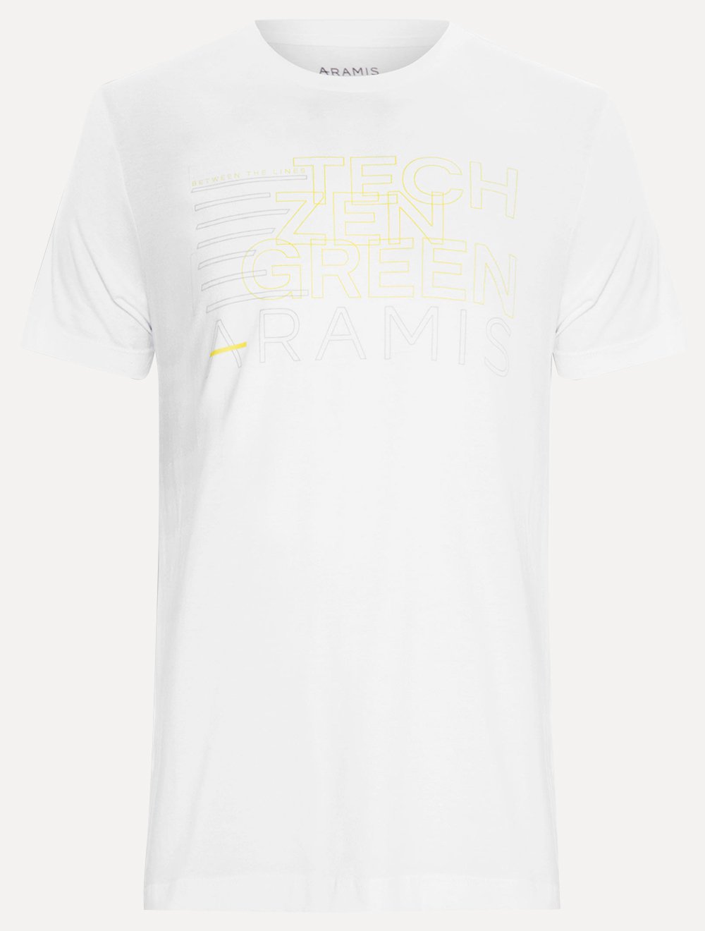 Camiseta Aramis Masculina Estampa Pilares Branca