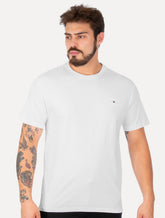 Camiseta Tommy Jeans Masculina Regular Corp Chest Branca