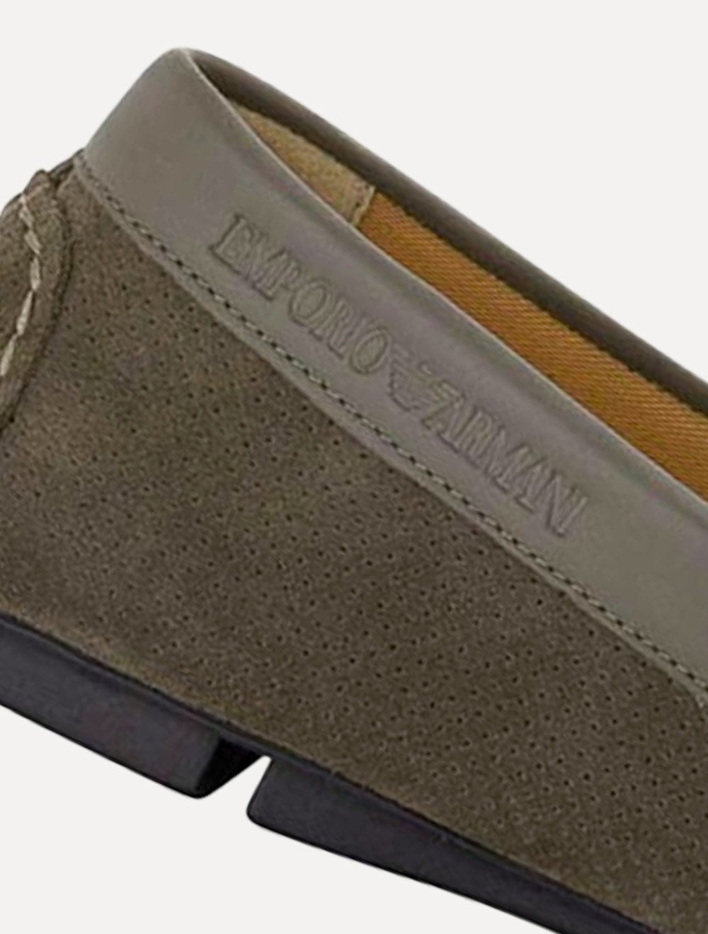 Mocassim Empório Armani Masculino Couro Marrom